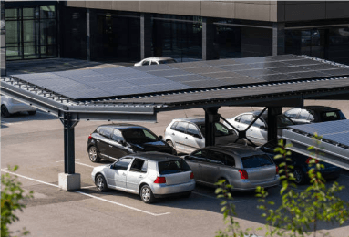 Ombrières de parking